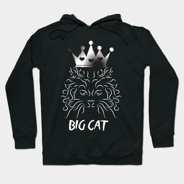 Big Cat Hoodie by Pro-tshirt